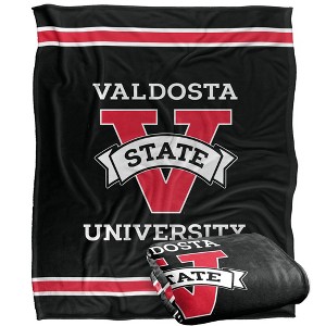 Valdosta State University Primary Logo Stripes Silky 50x60 Blanket, 1 Sided - 1 of 4