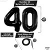 KatchOn, Giant Black 40 Balloon Numbers - 40 Inch | 40th Birthday Balloons for Men and Women - 4 of 4