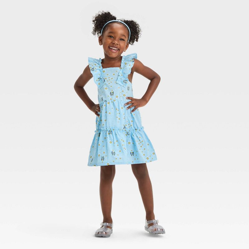 Toddler Girls&#39; Bluey A-Line Dress - Blue, 3 of 8