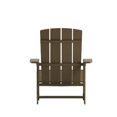Mahogany Poly Resin Commercial Grade Adirondack Chair