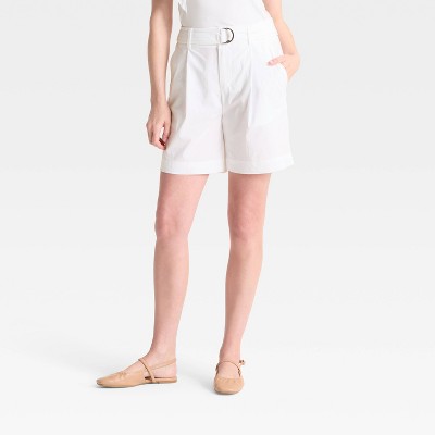 Women's High-Rise Bermuda Chino Shorts - A New Day™