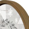 Creative Products Let it Snow Let it Snow 20 x 20 Round Brown Framed Print - 3 of 4