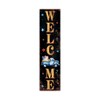 HomeRoots 36" Blue Red And White Solid Wood Patriotic Welcome Reversible Porch Sign - 4 of 4