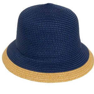 Magid Straw Color Block Bucket Sun Hat - 1 of 1