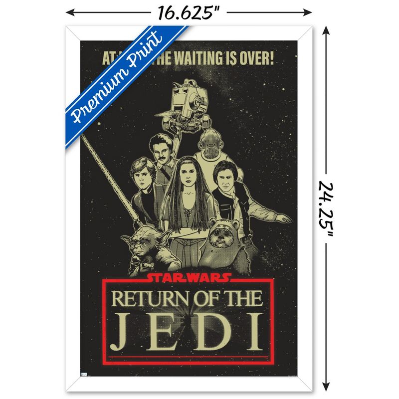 Trends International Star Wars: Return of the Jedi - The Wait Is Over Framed Wall Poster Prints, 3 of 7