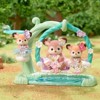 Calico Critters Deer Babies Floral Swing Set, Set of 3 Collectible Doll Figures with Swing Accessory - 2 of 4