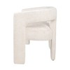 Jofran,Gwen Modern Luxury Fabric Upholstered Sculpture Bench - 4 of 4