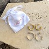 Adornia Gold 2-PIECE Hoop Earrings HOLIDAY Set - 4 of 4