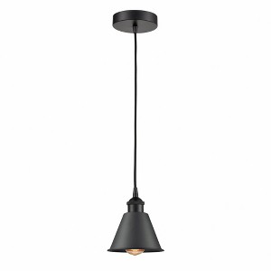 Smithfield - 1 Light Cord Hung Mini Pendant In Industrial Style-8.25 Inches Tall and 6.5 Inches Wide - 1 of 1