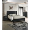 31.5" Wood Contemporary 4-Drawer Chest dressers with Clean Lines and Charcoal Finish - 4 of 4