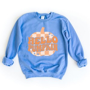 Simply Sage Market Women's Graphic Sweatshirt Hello Pumpkin Sparkles - 1 of 4