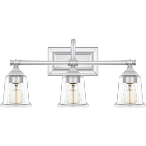 Quoizel Lighting Nicholas 3 - Light Vanity in  Polished Chrome - 1 of 4
