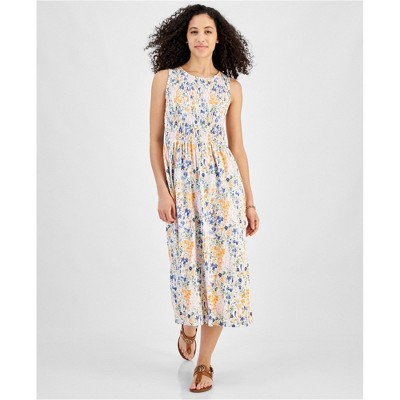 Tommy Hilfiger Womens Floral Midi Dress
