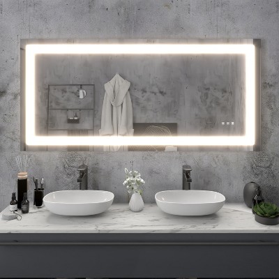 LED Front Light Bathroom Mirror