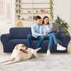 PiccoCasa 200GSM Microfiber Elastic Bottom Spandex Jacquard Fabric Stretch Sofa Slipcover - 3 of 3