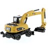CAT Caterpillar M318D Wheeled Excavator with Operator "High Line" Series 1/87 (HO) Scale Model by Diecast Masters - 4 of 4