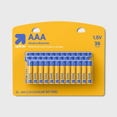 AAA Batteries Alkaline Battery - up&up™ 36pk : Target