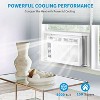 5000 BTU Window AC Unit with Remote - Cools Rooms 150 Sq.Ft, Low-Noise & Energy Saver for Bedroom, Office, Dorm - 3 of 4