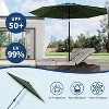 Jojoka 10FT Patio Umbrella with 8 Sturdy Ribs,Table Umbrella with Push Button Tilt and Crank - 4 of 4