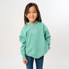 The Juniper Shop Embroidered Varsity Love Vibes Toddler Graphic Hoodie - 2 of 3