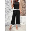 I am a Fashion Junky Two Pieces Printed Sleeveless Pockets Sets - 4 of 4