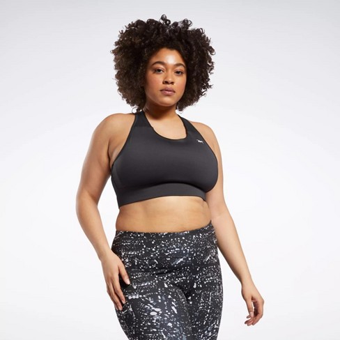 Reebok Running Essentials Sports Bra (plus Size) Womens 1x Night Black :  Target