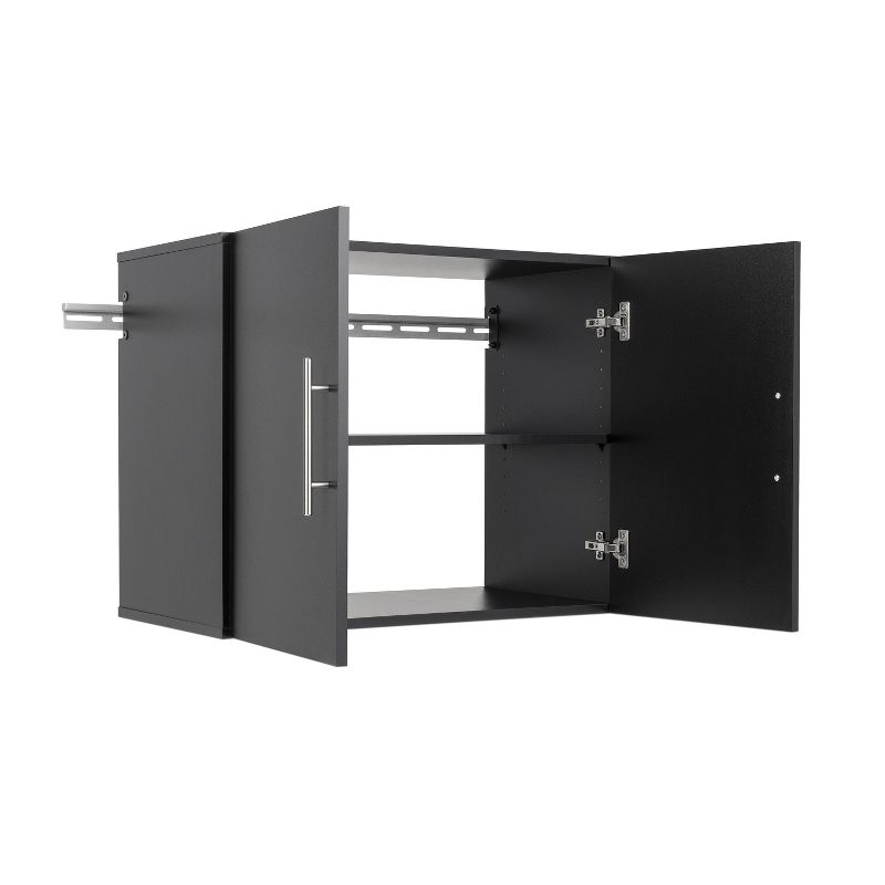 Hangups Upper Storage Cabinet Black - Prepac, 3 of 17