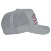 Official HU Distressed School Name Foam Snapback Trucker Hat - for Men and Women, Grey, One Size - 3 of 4