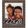 PosterPalooza | 22x28 Modern Bamboo Picture Frame, UV Acrylic, 5 Finishes - 2 of 4