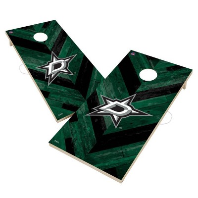 NHL Dallas Stars 2'x4' Solid Wood Cornhole Board