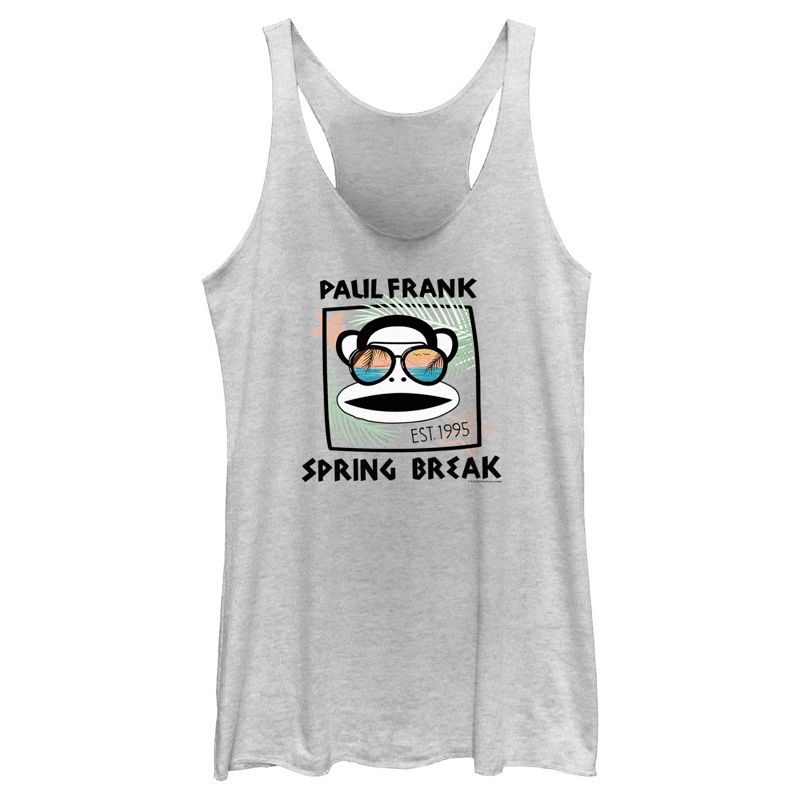 Women's Paul Frank Spring Break Julius the Monkey Racerback Tank Top, 1 of 5