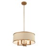 Livex Lighting Park Ridge 4 - Light Chandelier in  Antique Gold Leaf - 2 of 4