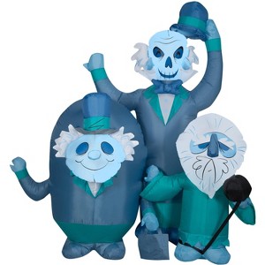 Disney Airblown Inflatable Haunted Mansion Hitchhiking Ghosts Scene Disney, 6 ft Tall, Blue - 1 of 4