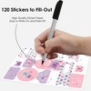 Big Dot of Happiness Beautiful Butterfly Assorted Floral Baby Shower or Birthday Party Gift Tag Labels To and From Stickers 12 Sheets 120 Stickers - 3 of 4