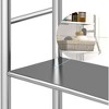 2/3-Tier Stainless Steel Toilet Shelf, No Punching Needed, Portable Bathroom Shelf, Washing Machine Shelf, Shelf Above Toilet, Space Saving - 4 of 4