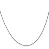 Black Bow Jewelry 0.8mm 14K Yellow or White Gold Solid Spiga Chain Anklet, 9 Inch - 2 of 4