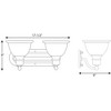 Progress Lighting Madison 2-Light Wall Bracket, Brushed Nickel, White Etched Glass, Up/Down Mounting, Damp Rated - 2 of 3