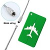 Unique Bargains Plane Print Reinforced aluminum alloy Luggage Tags - 3 of 4