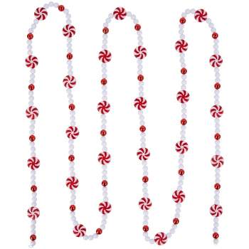Northlight 15' x 0.25 White Pearl Beaded Artificial Christmas Garland