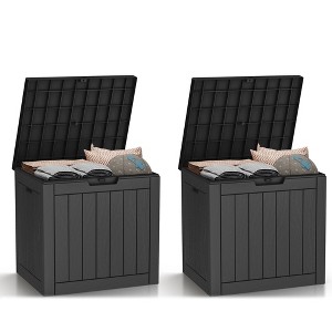Maggift Deck Box, 1/2PCS 30GAL Outdoor Storage Box, Patio Gardening Tools, Water and UV Resistant for Patio, Garden, Lawn - 1 of 4