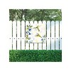 Cottage Garden West of The Wind Hummingbird Duet Blue, Green 24 x 24 Inch Waterproof Gallery Wrapped Canvas, Outdoor Garden, Yard, Patio All Weather - 2 of 2