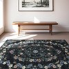 COZONY Botanical Runner Rug, Non-Slip Low Pile Washable Carpet, Modern Floral Hallway, Kitchen & Indoor Rug for Bedroom, Entryway, Laundry - 4 of 4