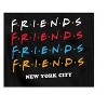 Friends TV How You Doin' Men's Black Jogger Pants - 3 of 4