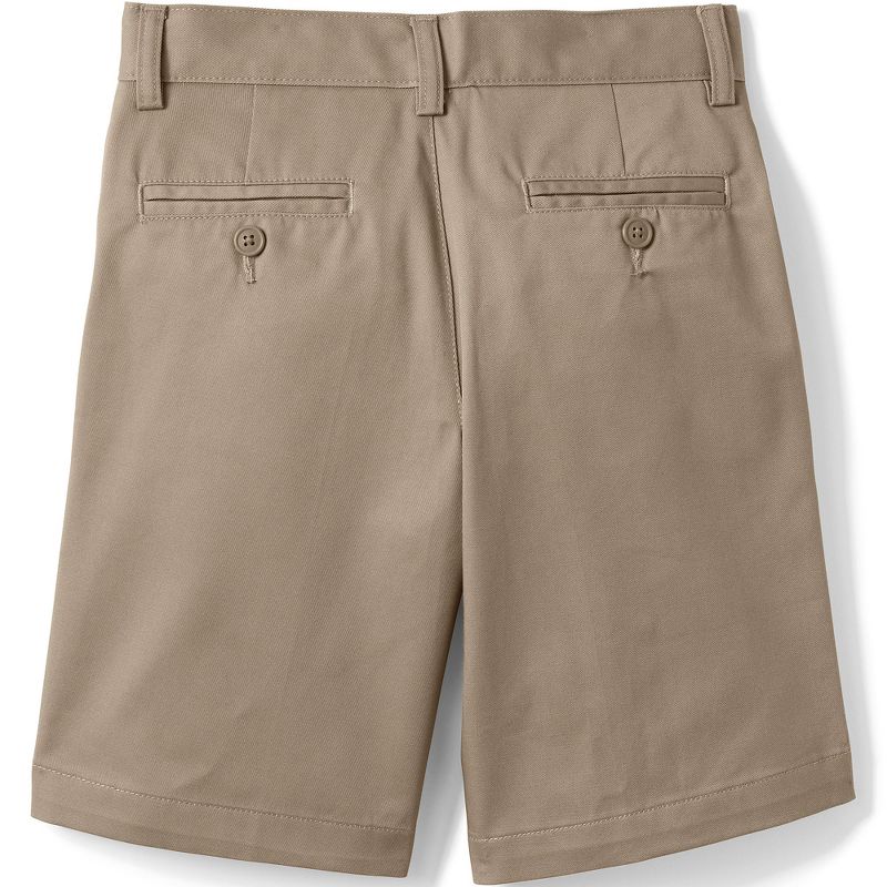 Lands' End School Uniform Kids Plain Front Blend Chino Shorts, 4 of 6
