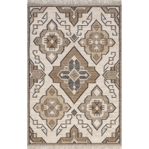 Nuloom Oakleigh Southwestern Jute Fringe Indoor Area Rug - image 1 of 4