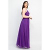 I AM A FASHION JUNKY Glittered Straps Mesh Tulle Maxi Dress - 2 of 4