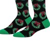 Socksmith 20.0 Inch Christmas Wreath Crew Socks - image 2 of 3