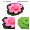 Unique Bargains Artificial Lotus Flower for Garden Ponds Pool Decoration 3pcs - image 3 of 4