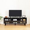 TiramisuBest FashionTV stand,TV Cabinet,entertainment center TV station,TV console,console with LED light belt, light belt can be remote - 3 of 4
