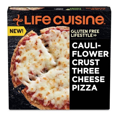 Life Cuisine Protein Lovers Gluten Free Frozen Cauliflower Crust Three Cheese Pizza - 6oz